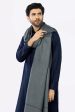 Men Dark Grey Shawl Cheap