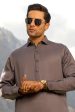 Dark Grey Rayon Blend Shalwar Kameez Hot on Sale