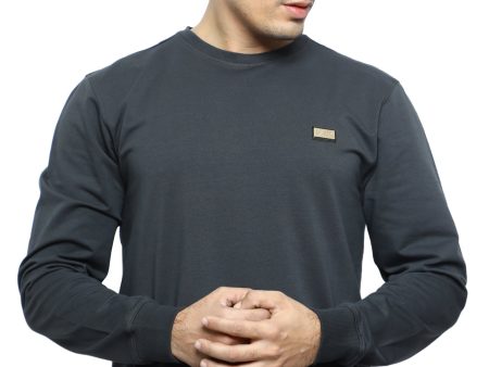 Diner s Men s Sweat Shirt SKU: FA910 D-GREY Supply