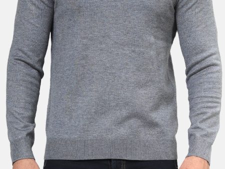 Gents Sweater In Grey SKU: SA520-Grey Online now