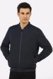 Navy Blue Prestige Knit Jacket Online Hot Sale