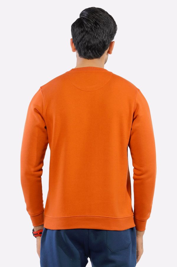 Rust Basic Sweatshirt Online Hot Sale