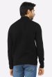 Black Quarter Zip Gents Sweater For Sale