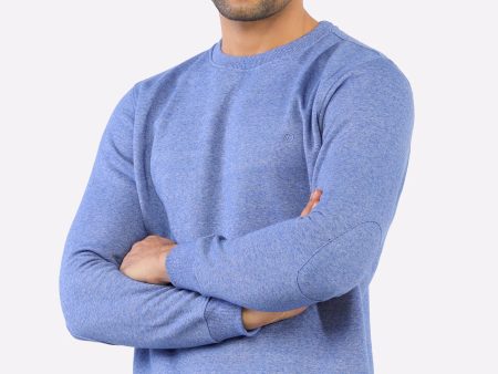 Blue Basic Sweatshirt Online Sale