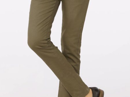 Olive Smart Fit Cotton Chino Sale