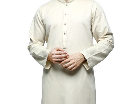 Formal Kurta In Fawn SKU: EA2866-FAWN Discount