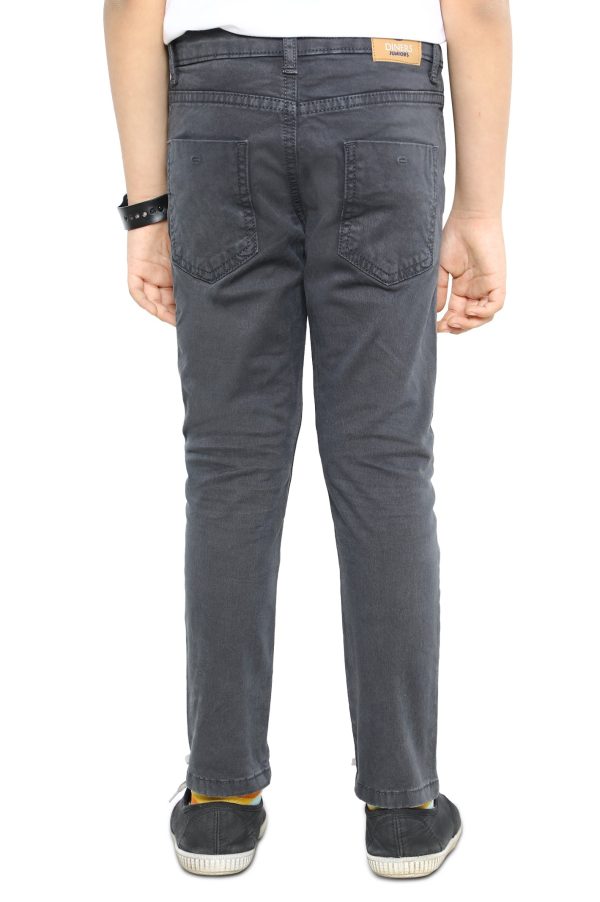 Charcoal Slim Fit Denim Jeans For Discount