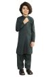 Boys Shalwar Suit SKU: KBH-0124-D-GREY Online