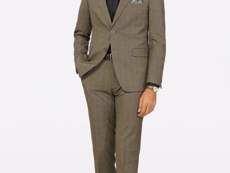 Brown Formal 2PC Suiting Discount