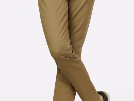 Dark Khaki Chino Trouser For Discount