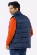 Navy Blue Sleeveless Jacket on Sale