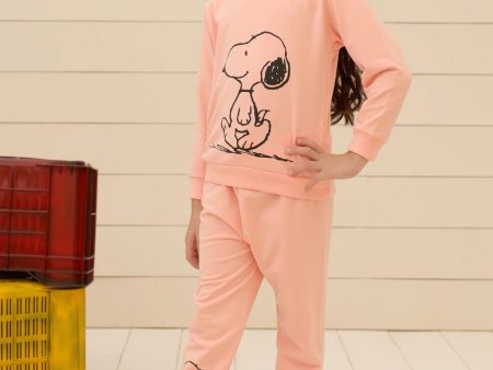 Pink Girls Hoodie with Trouser Cheap