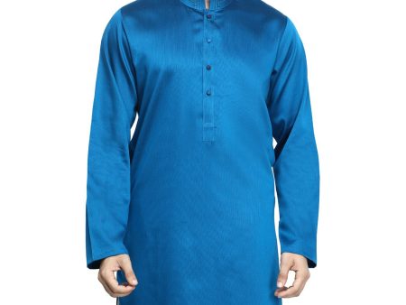 Men s Kurta in Blue SKU: EA2882-BLUE Fashion