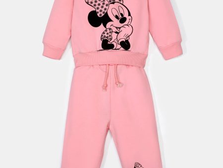 Pink Minnie Mouse Printed Girls Combo Discount