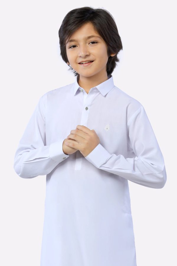 White Boys Kameez Shalwar Online now