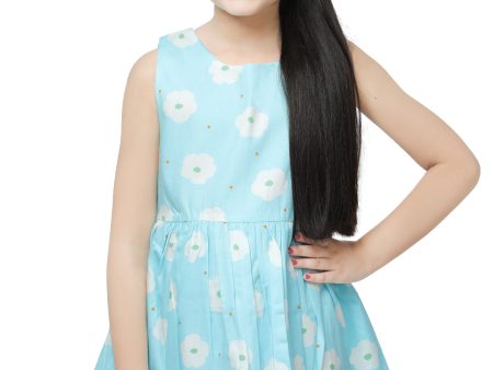 Girls Frock in Sky Blue SKU: KGL-0327-SKY BLUE Online now