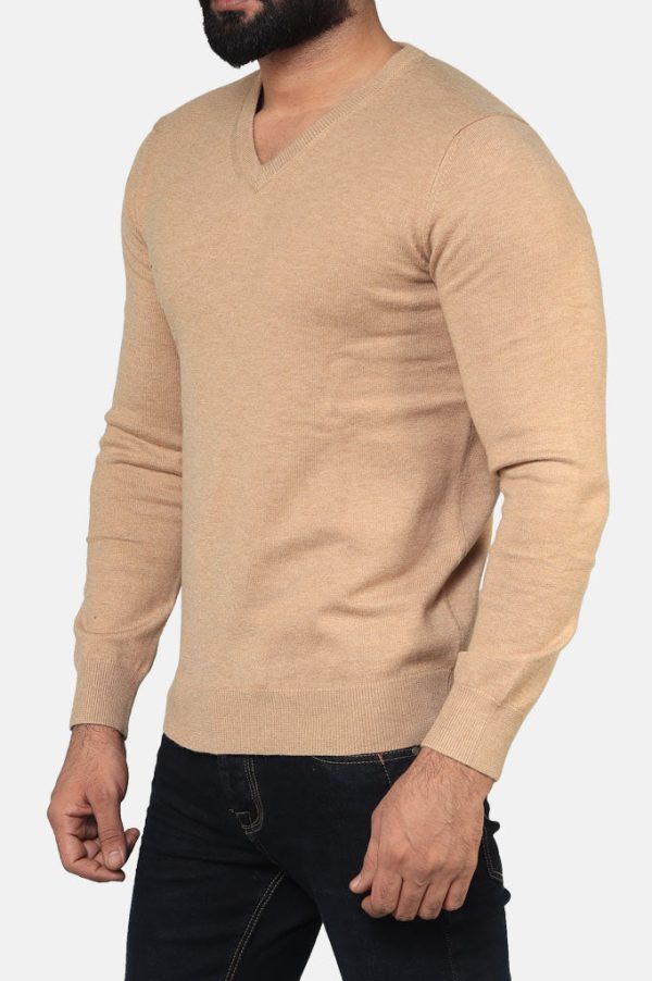 Gents Sweater In Fawn SKU: SA520-Fawn Online Hot Sale