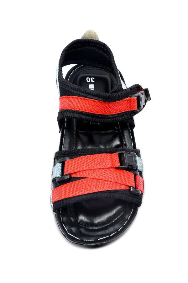 French Emporio Boys Sandals SKU: BSD-0003-RED For Discount