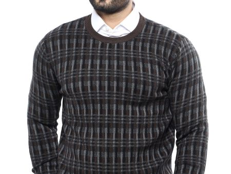 Crew Neck Full Sleeves Sweater For Discount