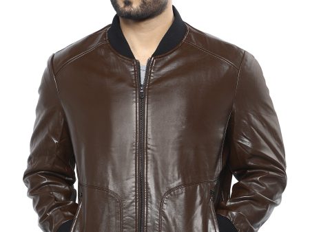 Gents Jacket SKU: OA1336-D-BROWN Fashion