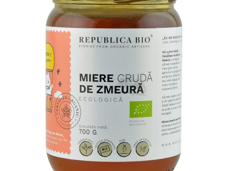 Miere de Zmeura ecologica cruda Republica BIO, 700 g Discount