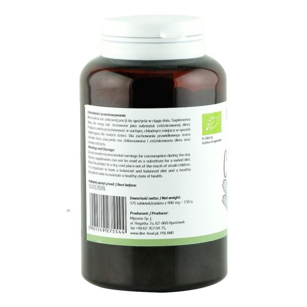 Super Chlorella 375 tablete de 400 mg, bio Sale