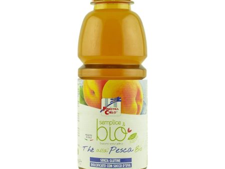 Ceai rece cu aroma de piersica indulcit cu suc de struguri, La Finestra Sul Cielo, fara gluten, 500 ml, bio Hot on Sale