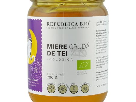 Miere de Tei ecologica cruda Republica BIO, 700 g Online Hot Sale