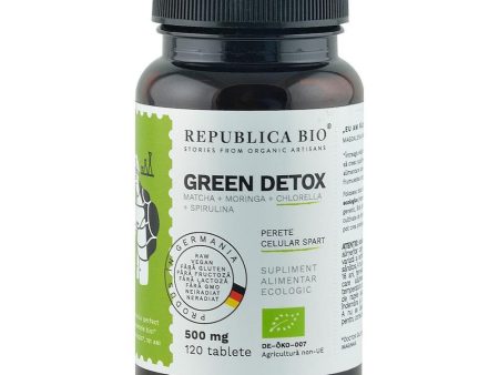 Green Detox (500 mg) supliment alimentar Ecologic Republica BIO, 120 tablete (60 g) Online Sale