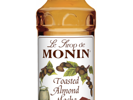 Monin Toasted Almond Mocha Syrup Supply