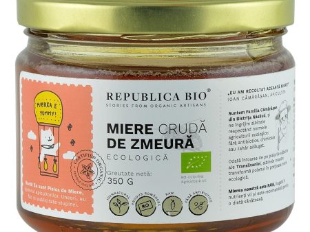 Miere de Zmeura ecologica cruda Republica BIO, 350 g Online Hot Sale