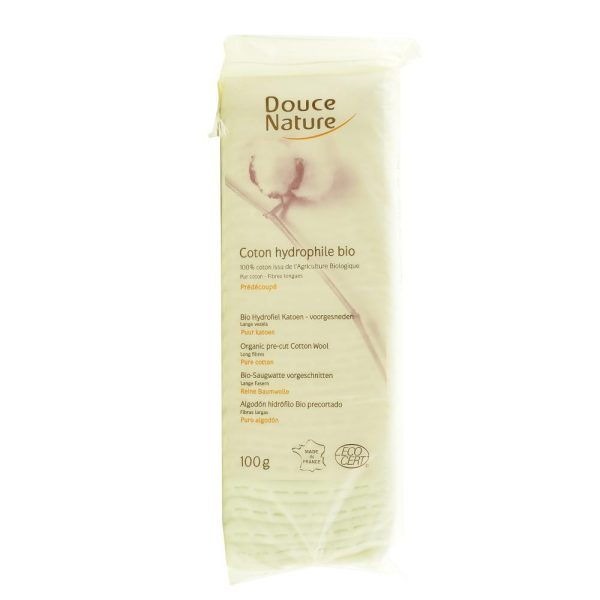 Vata hidrofila Douce Nature, bio, 100 g Online now