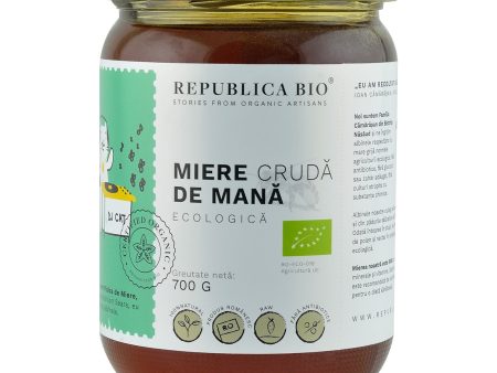 Miere de Mana ecologica cruda Republica BIO, 700 g on Sale