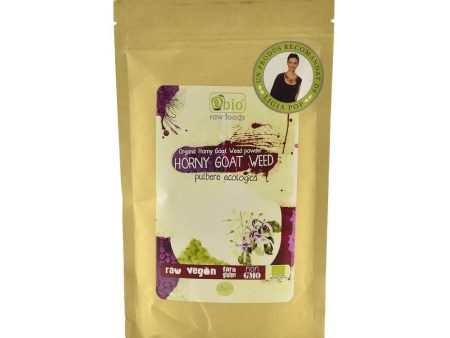 Horny Goat Weed Pulbere Raw Bio 125g on Sale