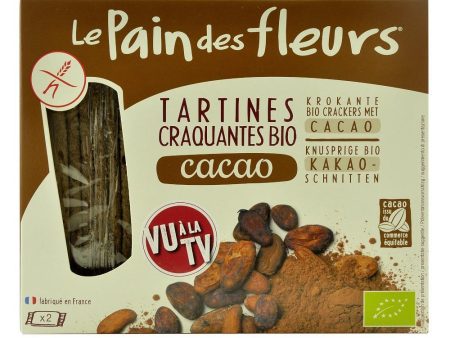 Turte crocante Le Pain des Fleurs cu cacao, fara gluten, bio,150g Hot on Sale