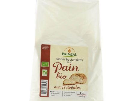 Amestec organic cu 5 cereale pentru paine, 1kg For Sale