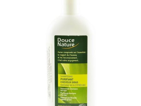 Sampon purifiant pentru par gras, Douce Nature, bio, 300 ml Online now