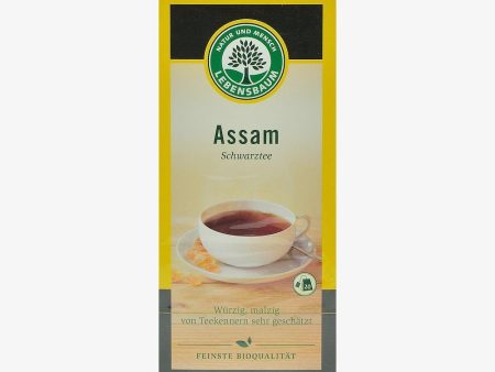 Ceai negru Assam, 20 plicuri, Lebensbaum, bio, 40 g Online