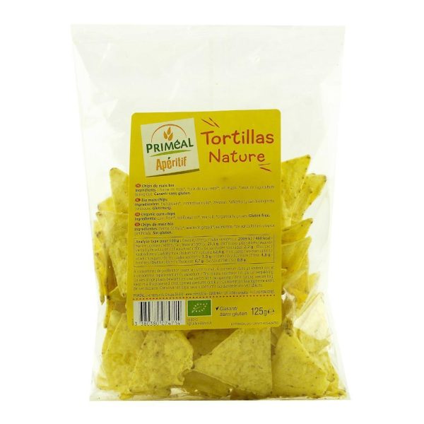 Chipsuri tortilla natur fara gluten, bio, 125g, ecologic For Discount