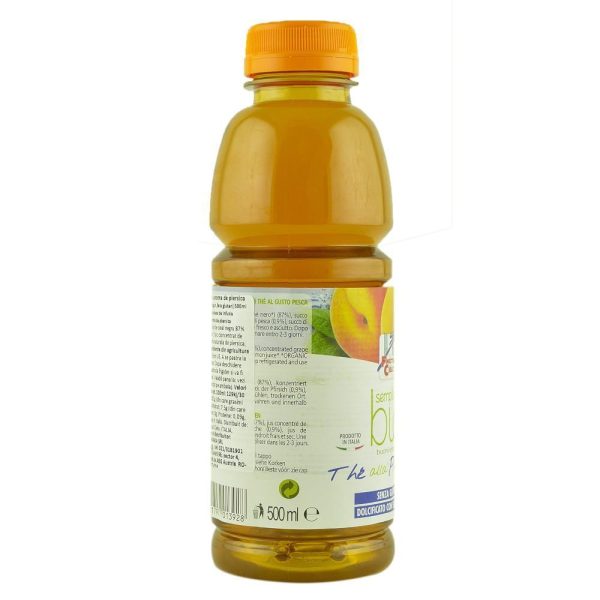 Ceai rece cu aroma de piersica indulcit cu suc de struguri, La Finestra Sul Cielo, fara gluten, 500 ml, bio Hot on Sale