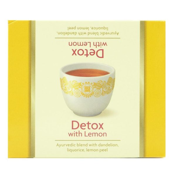 Yogi Tea Detox with lemon, ceai detoxifiant cu coaja de lamaie si papadie, bio, 30,6 g Online Hot Sale