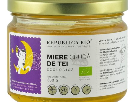 Miere de Tei ecologica cruda Republica BIO, 350 g For Cheap