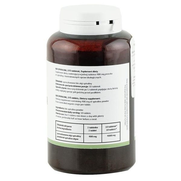 Super spirulina 375 tablete de 400 mg, bio Hot on Sale