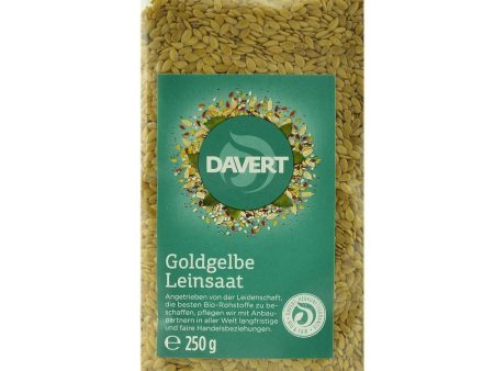 Seminte de in galben-aurii 250 g Davert, bio For Sale