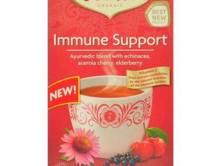 Yogi Tea Immune Support, ceai ayurvedic cu echinacea, acerola si macese, bio, 34 g Fashion