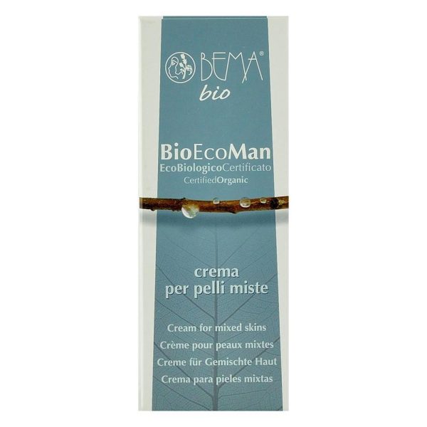 Crema pentru ten mixt, Bema BioEcoMan,  pentru barbati, bio, 50 ml Hot on Sale