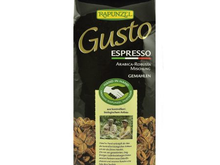 Cafea Gusto Espresso Macinata, bio, 250g Online Sale