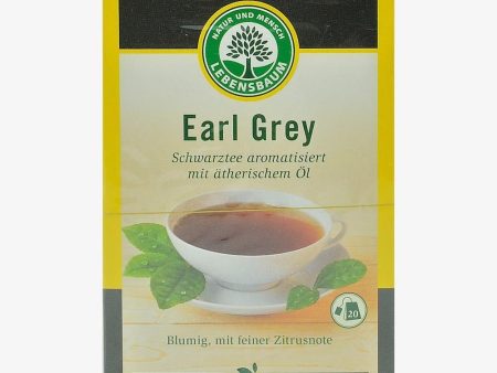 Ceai negru Earl Grey, 20 plicuri, Lebensbaum, bio, 40 g For Sale