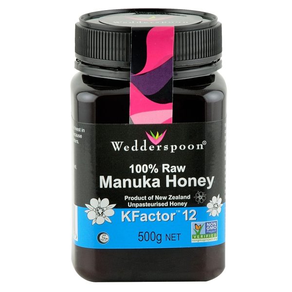 Miere de Manuka KFactor 12 RAW 100% Wedderspoon, 500 g, naturala Online Sale