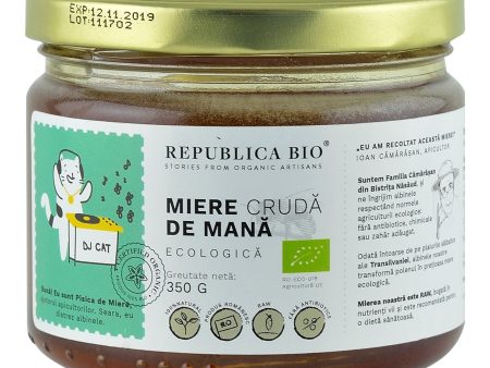 Miere de Mana ecologica cruda Republica BIO, 350 g Discount